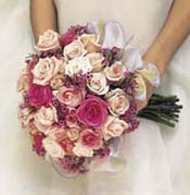 Mixed Roses Hand-Tied Bouquet